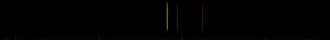 Color lines in a spectral range