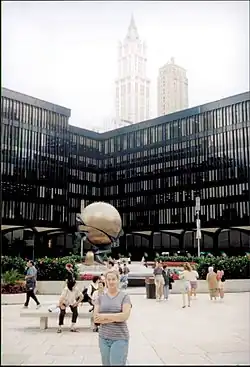 5 World Trade Center as seen from the Austin J. Tobin Plaza