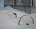 Alfred C. Patstone, Past is Present, painted in Quebec, Canada 1979