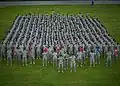 9th Engineer Battalion Casing of the Colors, Grafenwoehr, Germany, June 2011.
