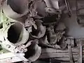 Ammunition rack located in rear of AML turret