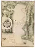 A Plan of the Town, Harbour and Fortifications of Porto Bello, 1742.