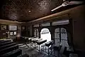 Rooms in the haveli are used as classrooms