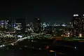 Night-time view from the Ferris wheel