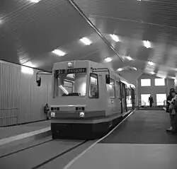 Pre-production bodyshell mock-up, on display to the public in 1990. Now displayed at the Museum of Transport, Greater Manchester.