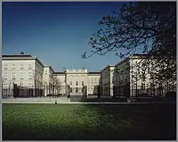 The back of the palace