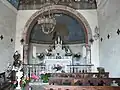 The Interior of the chapel of Notre-Dame du Rosaire