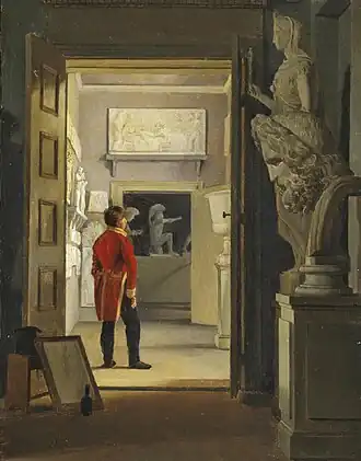 The Hall of Antiquities at Charlottenborg Palace, Copenhagen (1830), Metropolitan Museum of Art
