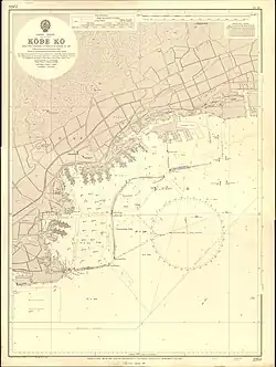 Port of Kobe in 1966
