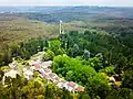 Aerial View Queen Victoria Sanitorium Kings Tableland, 2017