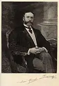 Louis Stern, 1900. Wood engraving by Henry Wolf, 1904. Signed by Aimé Morot and Henry Wolf.