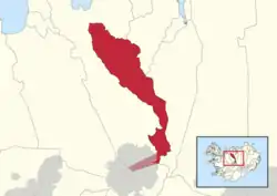 Location of the municipality