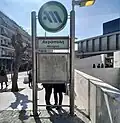 Sign on Makrygianni street