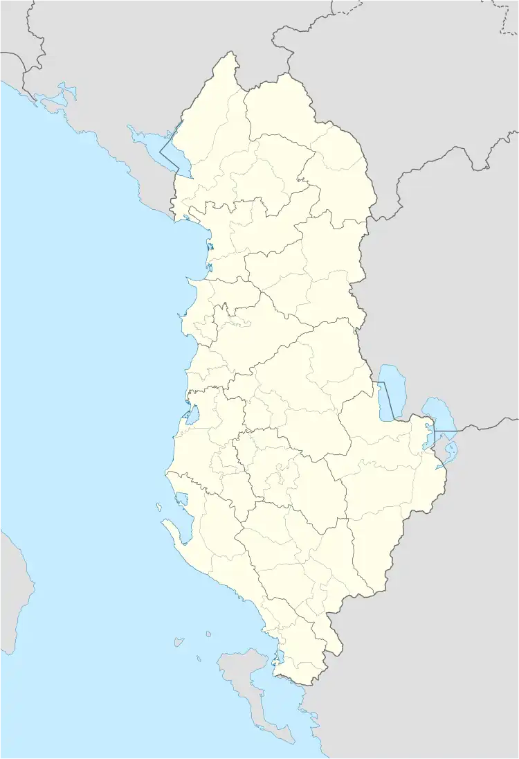 Ksamil is located in Albania