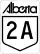 Highway 2A marker