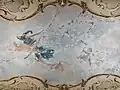 Allegory of Spring, a work by Cecilio Pla on the ceiling of the ballroom