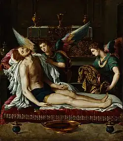 The Body of Christ Anointed by Two Angels, c. 1593