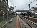 Eastbound view from Platform 2, August 2024