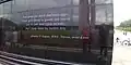 A verse from an Amador Daguio poem engraved on a part of the memorial wall's west side.