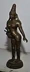 Anjani with Child Hanuman, Bronze, Pallava Period