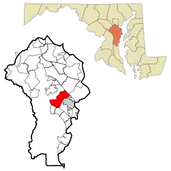 Location of Parole, Maryland