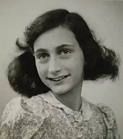 Frank in May 1942, two months before she and her family went into hiding