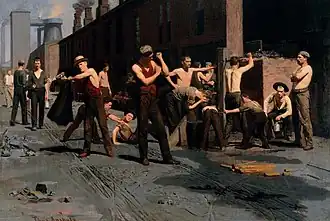 The Ironworkers' Noontime, 1880, Fine Arts Museums of San Francisco