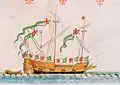 The galleass Unicorn