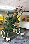 The M53 is an anti-aircraft mounting of four 12.7&nbsp;mm heavy machine guns vz. 38/46 (Czech copy of Soviet DShKM)