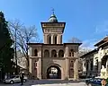 The belfry entrance