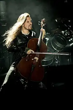 Kivilaakso at the 2018 at "Drive With Full Force" festival in Ferropolis, Germany