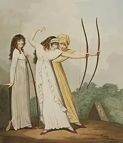 "Archers", print after Buck, 1799