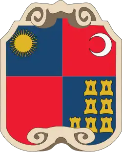 Cezar Bolliac's redesign of the arms (1874)
