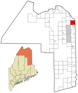 Location of Caswell, Maine