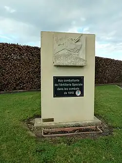 Special artillery - Necropolis French military Mery-La-Bataille - Mery-the-Battle - Somme - France