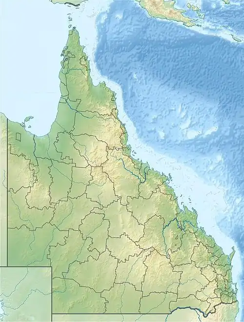 HMAS Moreton is located in Queensland