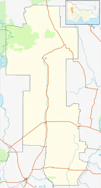 Speed is located in Shire of Yarriambiack