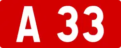 A33 autoroute shield