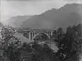 With a length of 84 metres, the Thur­viaduct I between Krummenau and Nesslau was the most important structure of the BT in the Upper Toggenburg.