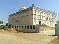 Back view of the mosque