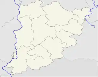 Kalocsa is located in Bács-Kiskun County