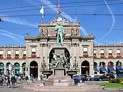Statue and memorial