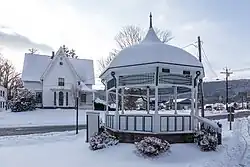 Town common and gazebo