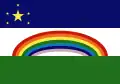 Foz do Jordão municipality flag, Brazil