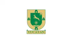 Unofficial flag of Yucatán (until 2024)