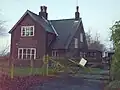 A view of the now demolished Gamekeeper's House that was on the Bank Hall Carriage drive