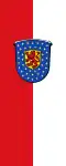 Flag of Darmstadt (1962-1976; variant)