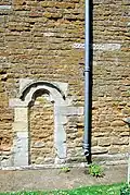 Barrowby All Saints blocked south chancel door