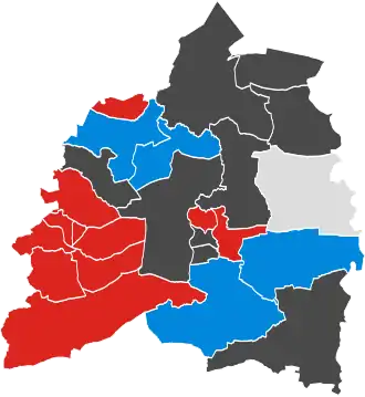 2011 results map