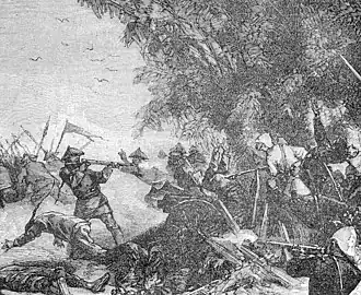 Battle of Phja Pò (or Núi Bóp in Annamese).